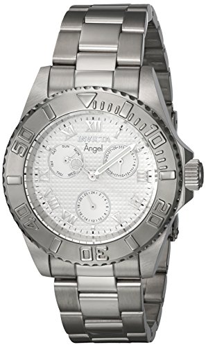 【中古】【未当て嵌める・未開封品】Invicta Women\u0027s Angel Steel Bracelet \u0026 Case Quartz Silver-Tone Dial Analog Watch 17523