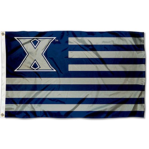 【中古】【未当て嵌める・未開封品】Xavier University Stars and Stripes Nation College信号旗