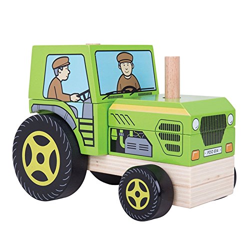 【中古】【未使用・未開封品】Bigjigs Toys Tracteur empilable｜AJIMURA-SHOP
