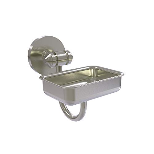 【中古】【未使用・未開封品】(Satin Nickel) - Allied Brass SB-32-SN South Beach Collection Wall Mounted Soap Dish