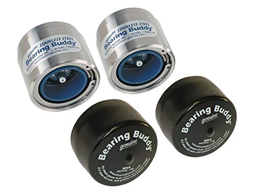 【中古】【未使用・未開封品】Bearing Buddy Stainless Steel Bearing Protectors (1.980) with Auto Cheque With Bras - Pair