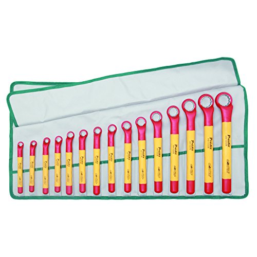 【中古】【未使用・未開封品】PROSKITオフセットラチェットリングスパナセット最大1,000 V / PK 2812 Mまで絶縁