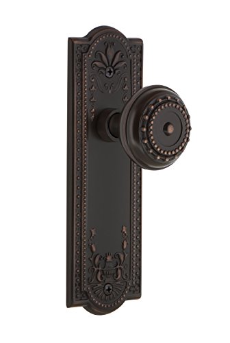 【中古】【未使用・未開封品】Nostalgic Warehouse Meadows プレート プライバシー メドウ ドアノブ 流行に左右されないブロンズ｜AJIMURA-SHOP