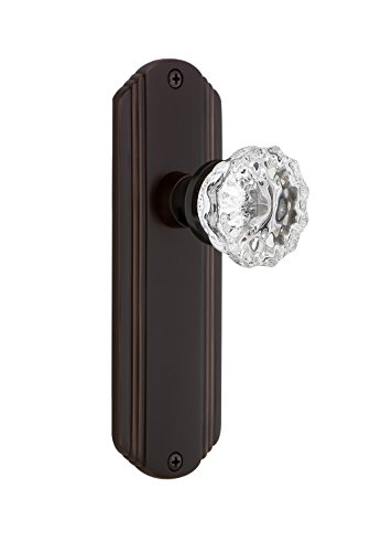 【中古】【未使用・未開封品】Nostalgic Warehouse Decoプレートwithクリスタルガラスノブ Privacy - 2.375" 702329 1|AJIMURA-SHOP