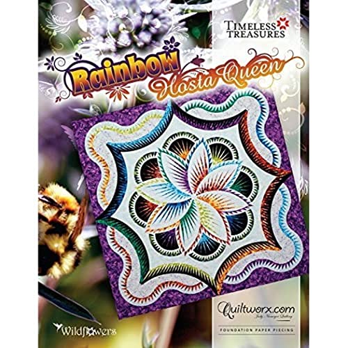【中古】【未使用・未開封品】Quiltworx レインボーホスタクイーンパターン