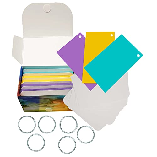 【中古】【未使用・未開封品】Debra Dale Designsマルチ明るい色3?x 5?EXTRA HEAVYカードパンチ穴ありwith 6?Rings 100?#カードストック3色包装で50?'s