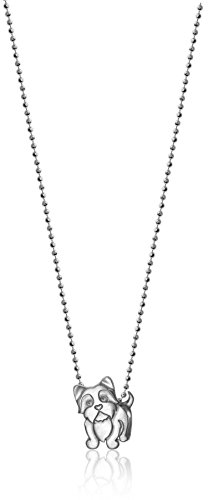 【中古】【未当て嵌める・未開封品】[アレックスウー]Alex Woo \"Little Animals\"" Sterling Silver Yorkie Pendant Necklace, 16\"" 首飾り 宝飾品[並行輸入品]"