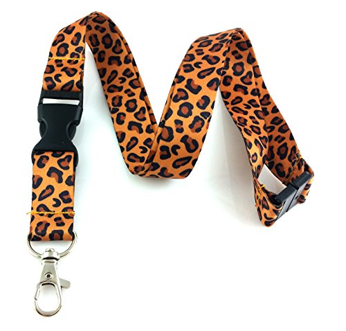 【中古】【未使用・未開封品】サファリ動物印刷LanyardキーチェーンIDバッジホルダー