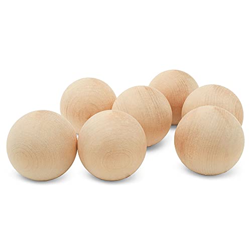 【中古】【未使用・未開封品】Woodpeckersテつョ 2-1/2 inch Natural Hardwood Balls - Unfinished Wooden Balls for Crafts and Architectural Work & Design (2 ) by Woodpeck|AJIMURA-SHOP
