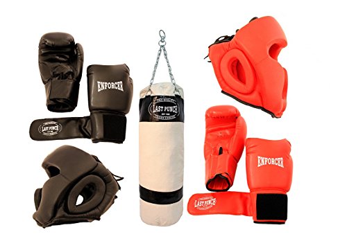 【中古】【未使用・未開封品】Boxing Package New 2 Pairs of Headgears 2 Pairs Pro Boxing Gloves & Punching Bag｜AJIMURA-SHOP