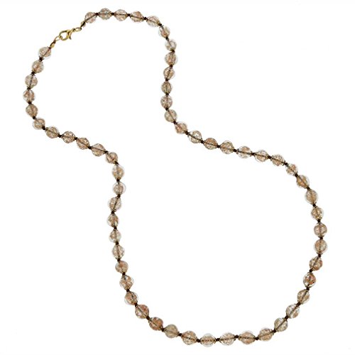【中古】【未当て嵌める・未開封品】GlassOfVenice ムラーノガラス ソマーソ ロング首飾り - 三鞭酒