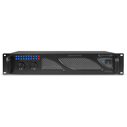 【中古】【未使用・未開封品】Technical Pro PX3000 Professional 2-Channel 3000 Watt Power Amplifier｜AJIMURA-SHOP