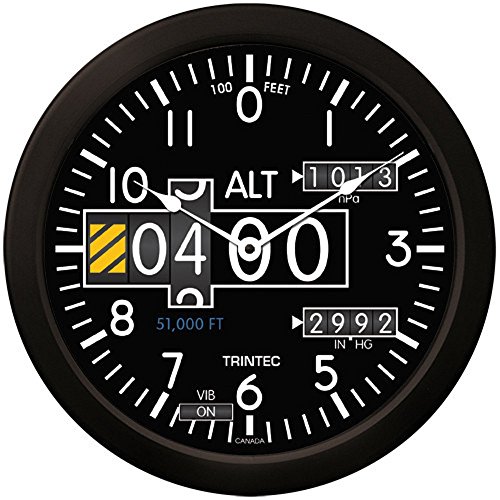 【中古】【未当て嵌める・未開封品】Trintec Massive 14 飛行機 今めかしい 殊のほか計 飾りつけ時辰儀 2060-14 Aviatrix