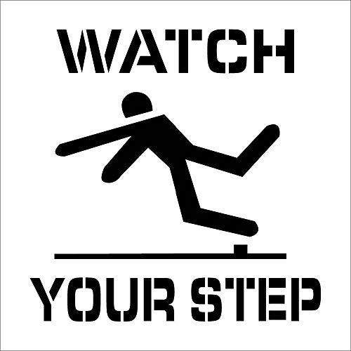 【中古】【未使用・未開封品】National Marker Corp. PMS201 Watch Your Step Plant Marking Stencil|AJIMURA-SHOP