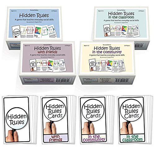 【中古】【未使用・未開封品】Hidden Rules Card Games - Set of 4|AJIMURA-SHOP