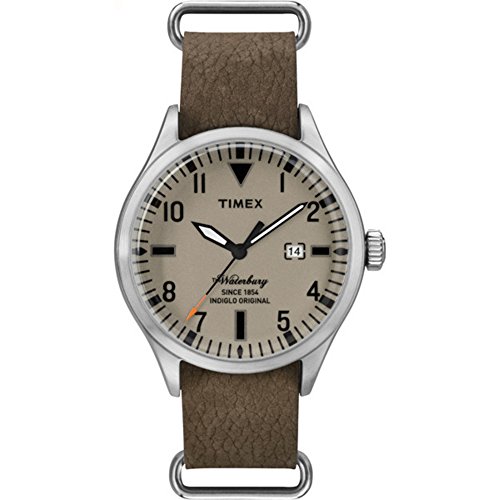 【中古】【未使用・未開封品】Timex メンズ ウォーターベリー レザー スリップスルーストラップ 日付 タン 文字盤 カジュアル TW2P64600 62,755円
