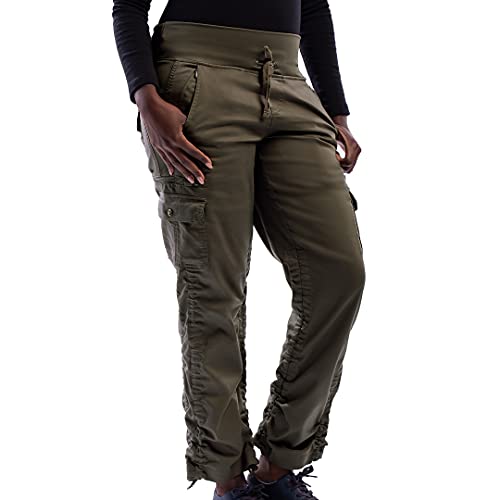 【中古】【未当て嵌める・未開封品】SCOTTeVEST PANTS レディース US 大きさ: Large 色つや: 緑であること