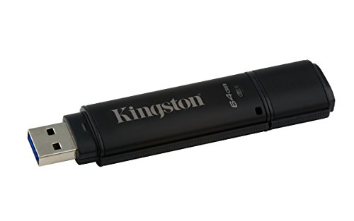 【中古】【未当てはめる・未開封品】キングストン DT4000G2DM/64GB 64GB DataTraveler 4000 G2 DM USB記憶装置 USB3.0 黒いこと 256ビット AES記号化役立つこと付 SafeConsole管理すること相応う品