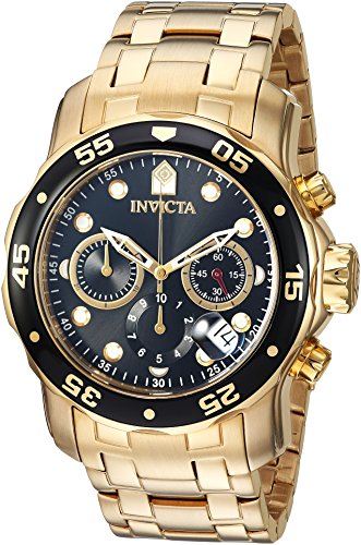 【中古】【未使用・未開封品】Invicta Men's 21922 Pro Diver Quartz Multifunction Black Dial Watch