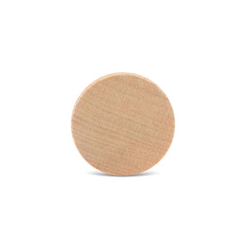 【中古】【未使用・未開封品】Woodpeckers 100 Wooden Circles Nickels 2.5cm Inch