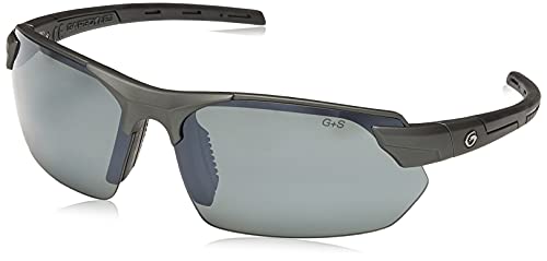 【中古】【未当て嵌める・未開封品】Gargoyles VORTEX Sunglasses Metallic Graphite Frames Smoke Polarized with Silver Mirror Lenses by Gargoyles Performance Eyewear