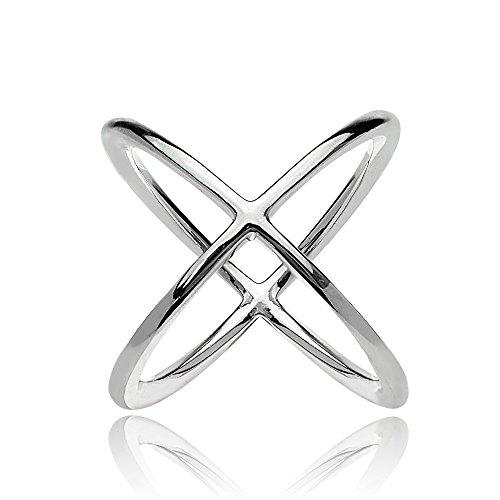 【中古】【未使用・未開封品】スターリングシルバーポリッシュcriss-cross Xリング