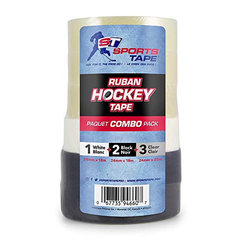 【中古】【未使用・未開封品】SportsTape Hockey Tape - 6-Pack Combo その他-スポーツ・アウトドア