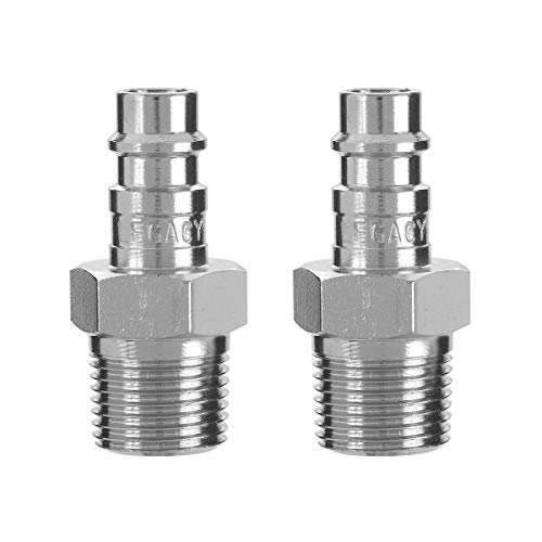 【中古】【未使用・未開封品】Flexzilla High Flow Plug, 1/4 Body, 3/8 MNPT by Legacy