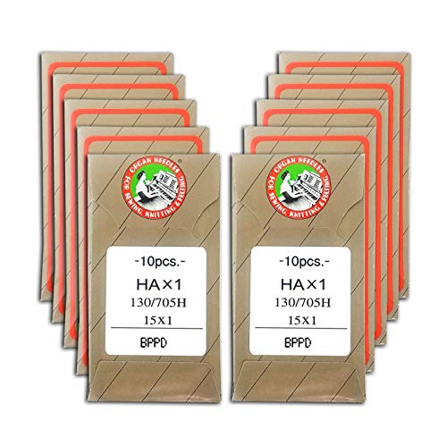 【中古】【未使用・未開封品】100 Organ 15X1 HAX1 チタンボールポイントフラットシャンク ホームミシン針(16 BP(メトリック100))