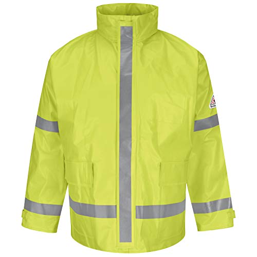 【中古】【未使用・未開封品】Bulwark FR hi-visibility flame-resistant雨ジャケット
