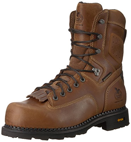 【中古】【未当て嵌める・未開封品】[Georgia] GB00123 Mid Calf Boot, Crazy Horse, 9 W US