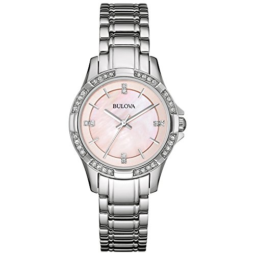 【中古】【未使用・未開封品】Bulova 96L206 クリスタルマザーオブパールダイヤルブレスレットウォッチ レディース|AJIMURA-SHOP