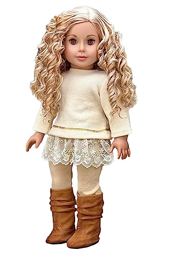 【中古】【未使用・未開封品】Romantic Melody - 3 Piece Outfit - Tunic, Leggings and Boots - 18 inch doll clothes?(Doll Not Included)｜AJIMURA-SHOP