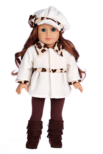【中古】【未使用・未開封品】Marshmallow - 4 Piece Outfit - Coat, Hat, Leggings and Boots.?18 inch doll clothes (Doll Not Included)|AJIMURA-SHOP