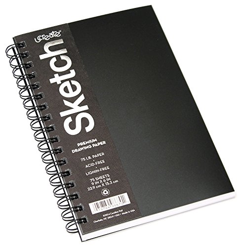 【中古】【未使用・未開封品】Ucreate 37089 スケッチブック 9インチ x 6インチ 75枚｜AJIMURA-SHOP