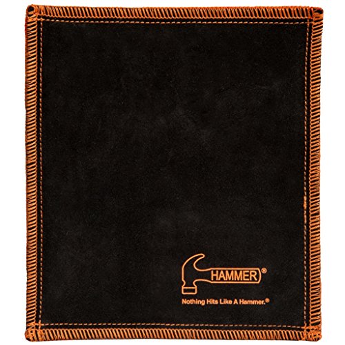 【中古】【未使用・未開封品】Hammer Shammy レザータオル ボウリング用品 ブラック/オレンジ