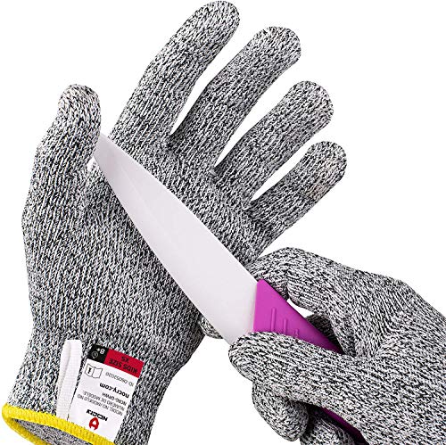 【中古】【未使用・未開封品】NoCry Cut Resistant Gloves - High Performance Level 5 Protection, Food Grade. Size for Kids. Free eBook Included! by NoCry