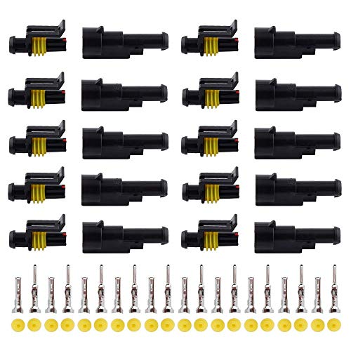 【中古】【未使用・未開封品】MUYI 10キット 1ピンウェイ 防水 電気コネクター 1.5mmシリーズ 端子 防水|AJIMURA-SHOP