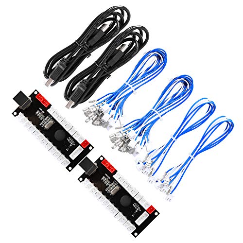 【中古】【未使用・未開封品】Easyget 2 Player Zero Delay Generic Game Controller USB to Joystick for MAME & Raspberry Pi 1/2/3 RetroPie DIY Projects｜AJIMURA-SHOP