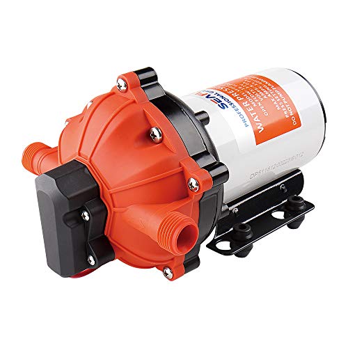【中古】【未使用・未開封品】SeaFlo DC12V 水供給ポンプ 水道水 ２０L/分 【並行輸入品】 日本語解説書