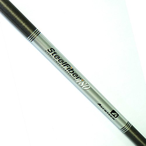 【中古】【未使用・未開封品】Aerotech スチールファイバー i80 スティッフ フレックス グラファイト アイアンシャフト 4-PW .355 (シャフト7本)