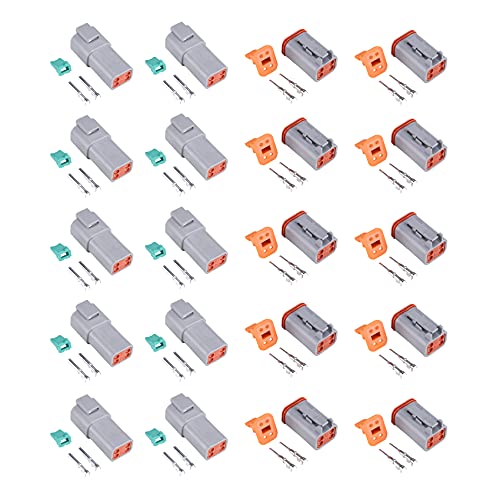 【中古】【未使用・未開封品】MUYI DT04 DT06 防水コネクター 2/3/4/6/8ピン 電線プラグターミナル 4 Pin