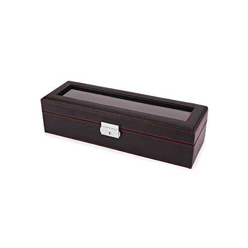 【中古】【未使用・未開封品】Swiss Watch International gj-wb1001bb-6slot 6スロットケースWatch