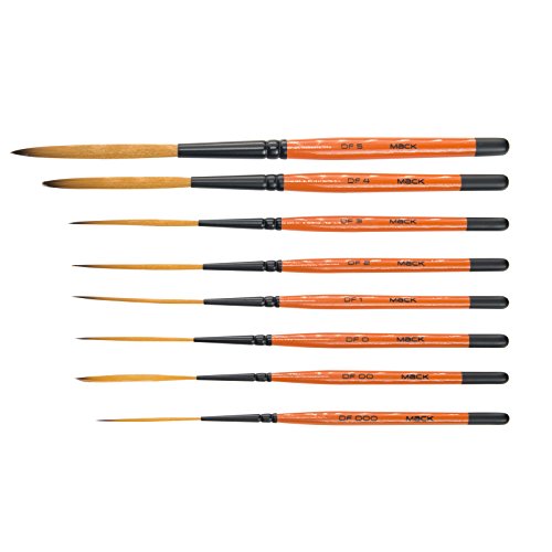 【中古】【未使用・未開封品】Andrew Mack Drag'n Fly By Ted Turner 8 Brush Set Series DF Sizes 0000-5 by Andrew Mack Brush|AJIMURA-SHOP