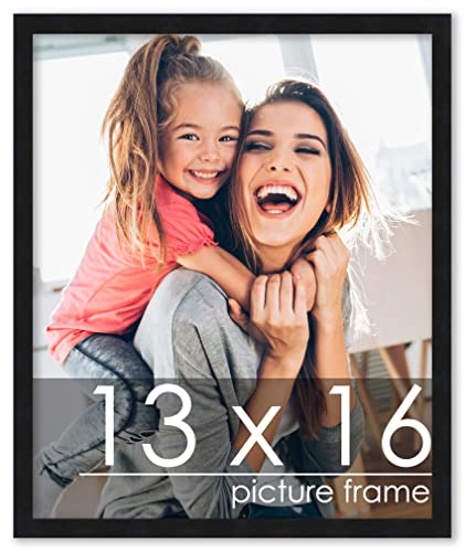 【中古】【未使用・未開封品】13?x 16?Contemporaryブラック木製写真フレーム???UVアクリル、フォームボードBacking、& Hangingハードウェア付属。｜AJIMURA-SHOP