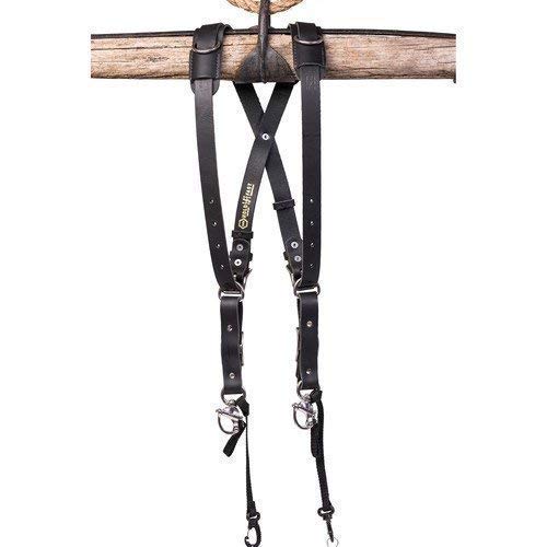 【中古】【未当て嵌める・未開封品】HoldFast Gear Money Maker Water Buffalo Skinny 2 写真機馬具 (黒いこと、S)