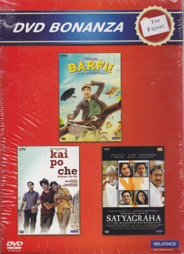 【中古】【未使用・未開封品】Barfi / Kai Po Che / Satyagraha - 3 DVD SET (Indian/Cinema/Bollywood)