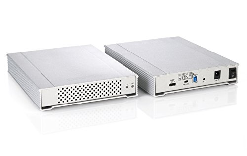 【中古】【未当て嵌める・未開封品】8肺結核 MiniPro RAID V3 USB 3.1 Type-C (USB-C) ポータブルデュアルハードドライブ
