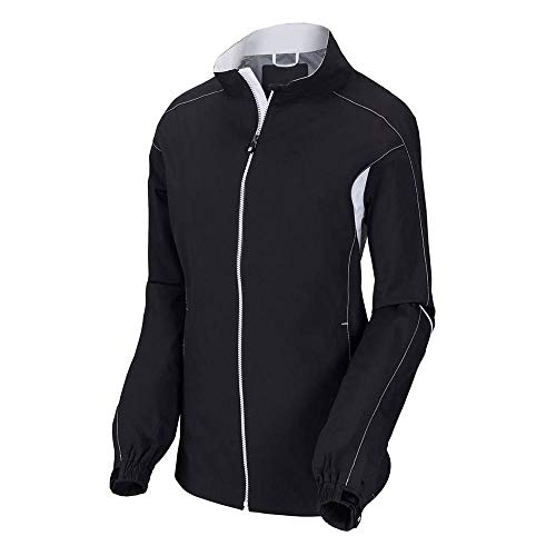 【中古】【未当て嵌める・未開封品】FootJoy HydroLite レディース レインジャケット 黒いこと