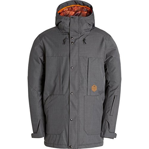 【中古】【未当てはめる・未開封品】Billabong Men\u0027s North Pole Insulated Snow Jacket, Anthracite, Small